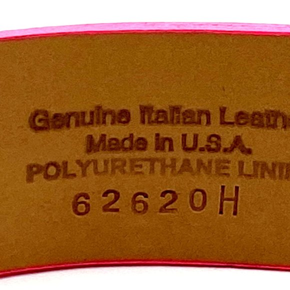 NEW ST. JOHN Hot Pink Elevated Spike Buckle Snap Hole Grunge Y2K Belt Medium main image 7